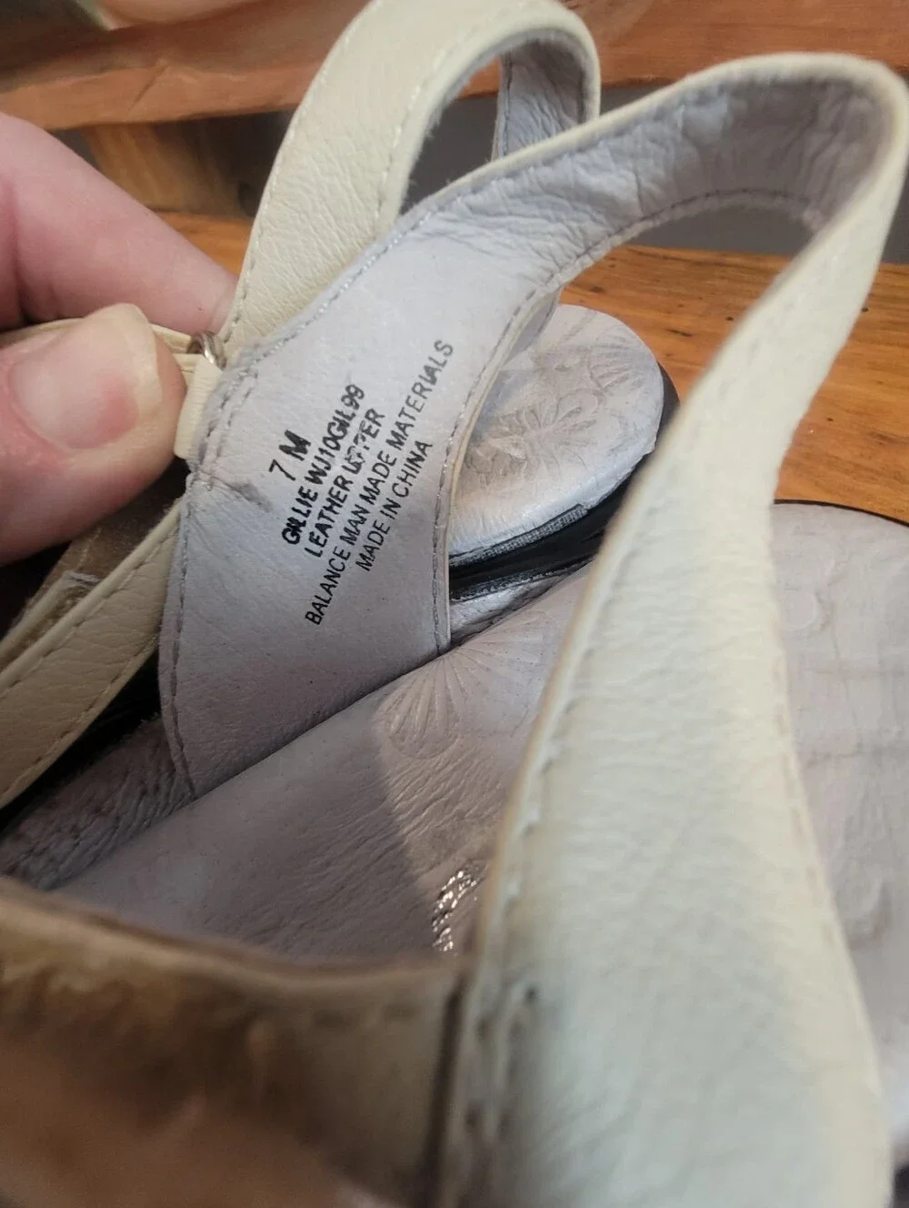Jambos Easy Street Fantasia Sz7 Cream Leather 2